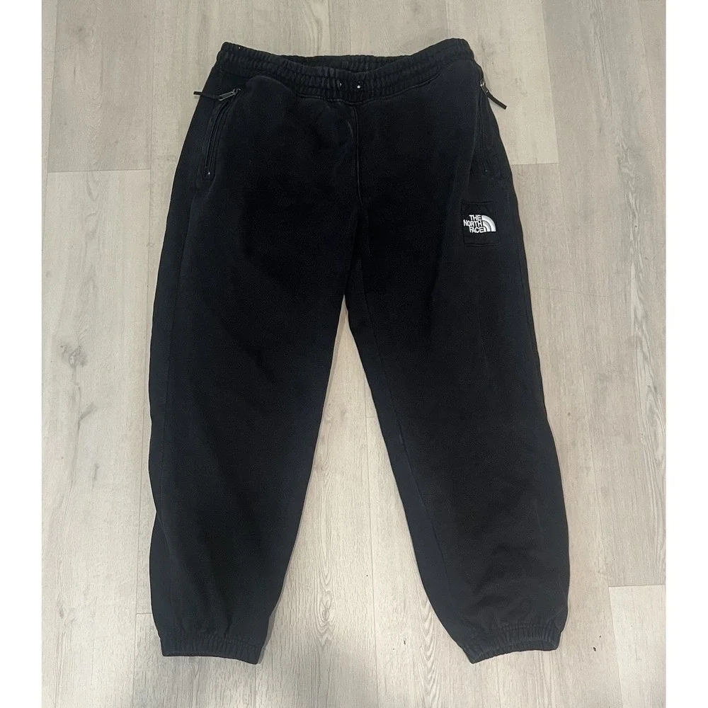The North Face Men's Heavyweight Box Fleece Sweatpants Black L